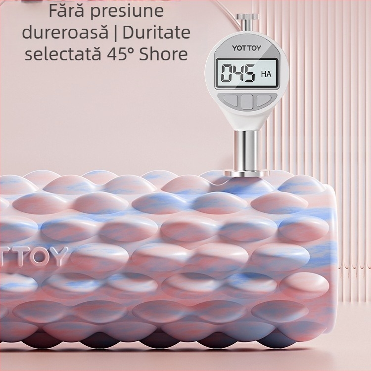 Rolă de spumă pentru relaxarea mușchilor, masajul spatelui și subțierea picioarelor – Material: Mătase florală; Brand: Altul