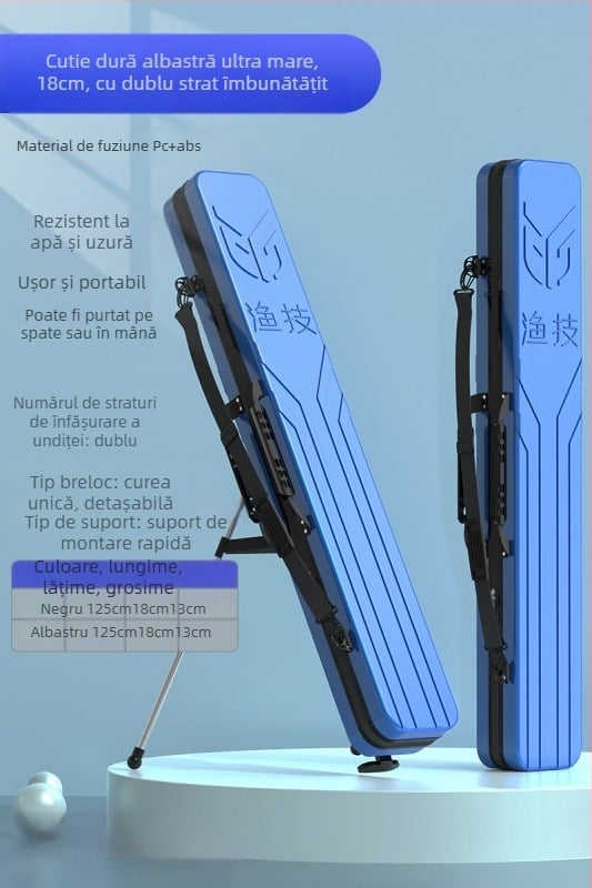 Geantă de pescuit de la Fishing skills – geantă impermeabilă pentru depozitare și montajul undiței
