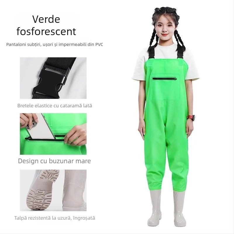Îmbrăcăminte de pescuit – pantaloni pentru apă uscați rapid, pantaloni de ploaie integrali, pantofi de apă pentru primăvară