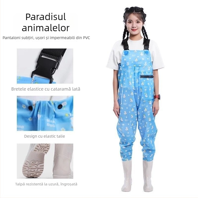 Îmbrăcăminte de pescuit – pantaloni pentru apă uscați rapid, pantaloni de ploaie integrali, pantofi de apă pentru primăvară