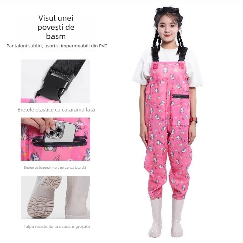 Îmbrăcăminte de pescuit – pantaloni pentru apă uscați rapid, pantaloni de ploaie integrali, pantofi de apă pentru primăvară