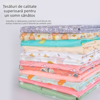 Husă de pilotă din amestec poliester-bumbac, imprimare reactive și vopsire, modele personalizabile (dungi, inimi, geometrice, desene animate, plante)