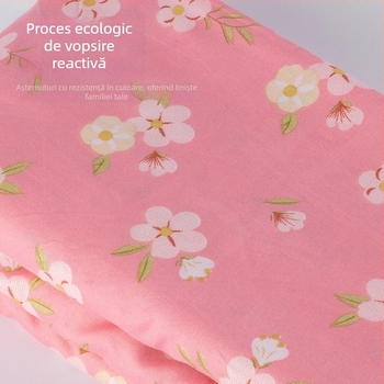 Husă de pilotă din amestec poliester-bumbac, imprimare reactive și vopsire, modele personalizabile (dungi, inimi, geometrice, desene animate, plante)