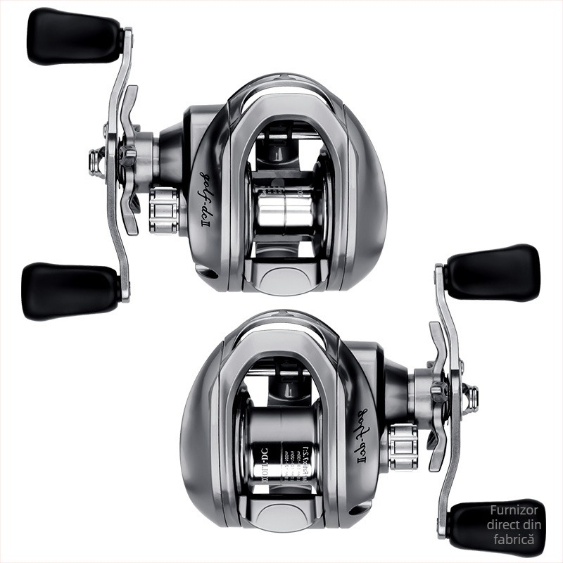 Mulină de pescuit spinning pentru năluci micro cu frână DC, ultraușoară, aruncare lungă, corp în formă de picătură