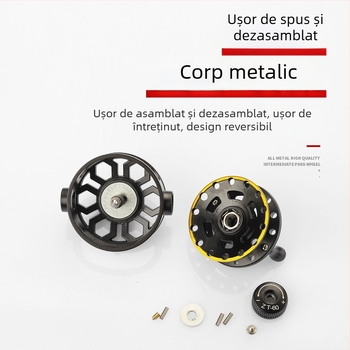 Morica mulină de pescuit din metal integral – modificată, pachet de 50 buc.