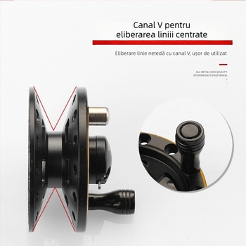 Morica mulină de pescuit din metal integral – modificată, pachet de 50 buc.