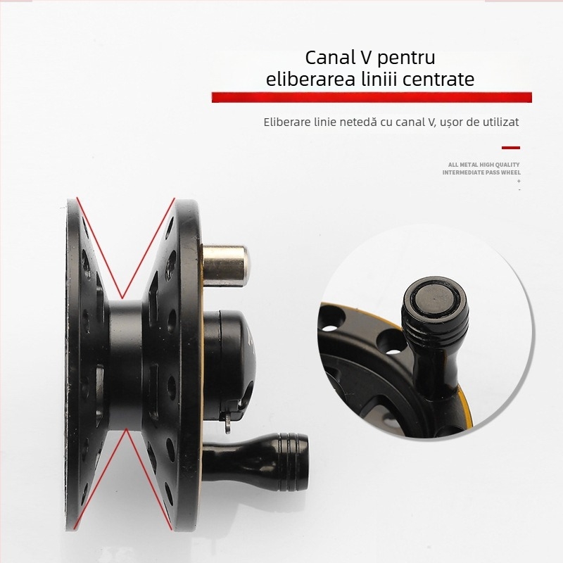 Morica mulină de pescuit din metal integral – modificată, pachet de 50 buc.