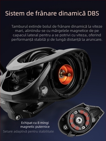 Taiyu Water Drop Wheel - tambur de pescuit, 50 bucăți într-o cutie