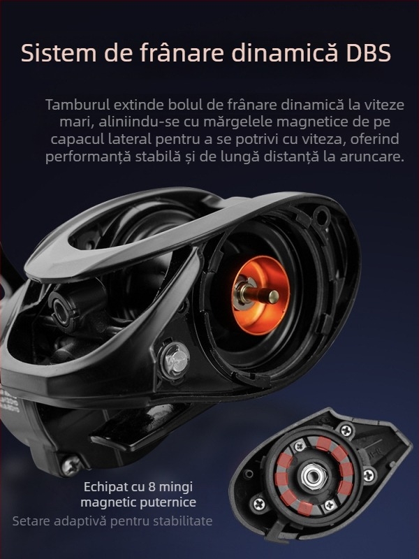 Taiyu Water Drop Wheel - tambur de pescuit, 50 bucăți într-o cutie