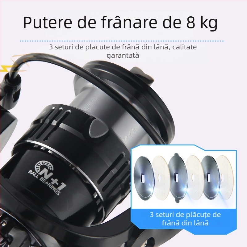 Mulinetă de spinning – Brand HAUT TON (sporturi în aer liber) – 40 buc. într-un pachet – marcă privată autorizată