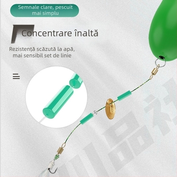 Perla de blocare pentru năluca Space Bean – cauciuc premium din silicon, mecanism glisant de blocare, model nou