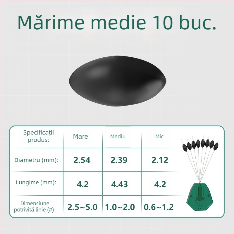 Perla de blocare pentru năluca Space Bean – cauciuc premium din silicon, mecanism glisant de blocare, model nou
