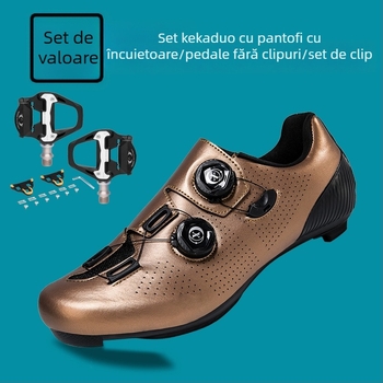 Pantofi de ciclism pentru munte, respirabili, talpă rigidă, unisex
