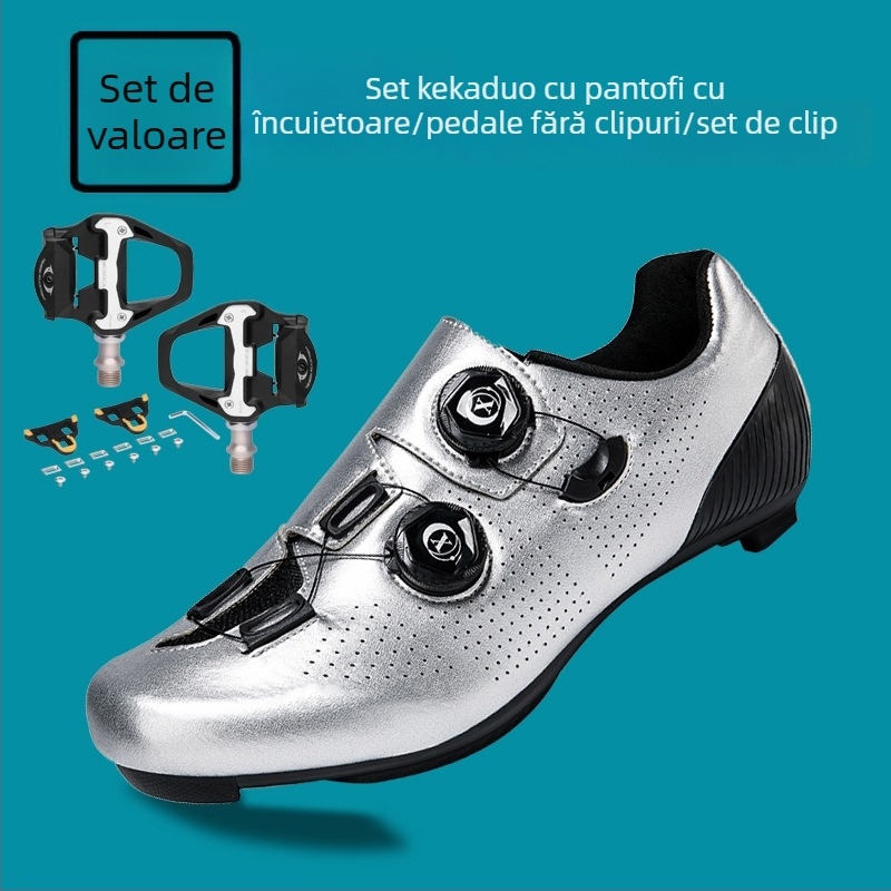 Pantofi de ciclism pentru munte, respirabili, talpă rigidă, unisex