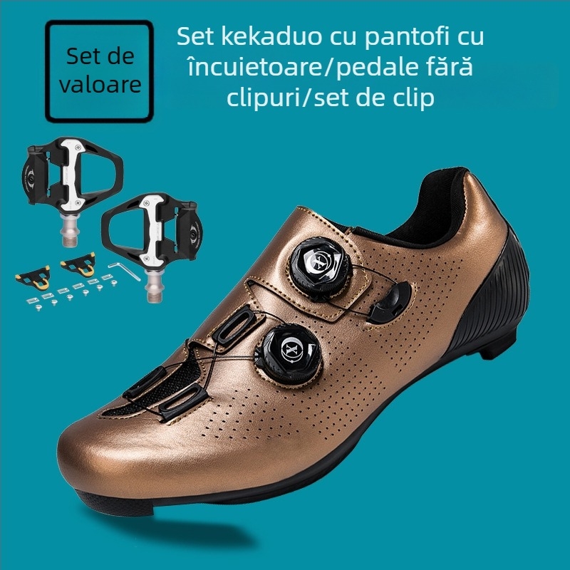 Pantofi de ciclism pentru munte, respirabili, talpă rigidă, unisex
