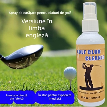 Curățitor pentru cluburi de golf – spray de suprafață pentru fieri și putter, elimină murdăria, iarba și nisipul; 150 g; imprimare logo disponibilă; personalizare disponibilă