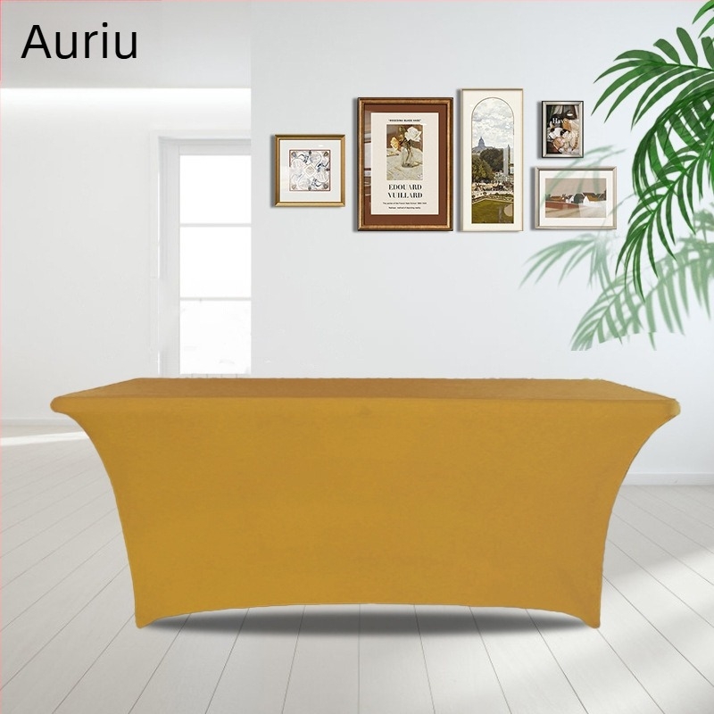 Față de masă pătrată din poliester, monocromă, pentru nunți și hoteluri