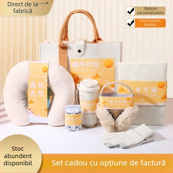 Set cadou de afaceri — Stil minimalist, ambalaj în cutie cadou, sezon toamnă–iarnă, cadouri corporative