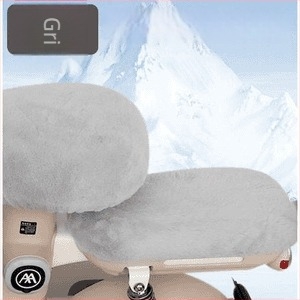 Capac pentru șa de bicicletă electrică, pentru iarnă, material din bumbac, fără umplutură, fără logo