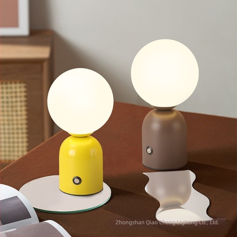 Lampa Nordic Macaron pentru masă – iluminare ambientală pentru bar/cafenea/KTV, suport din metal, model HT-TD1W153, ≤36V, certificat CE