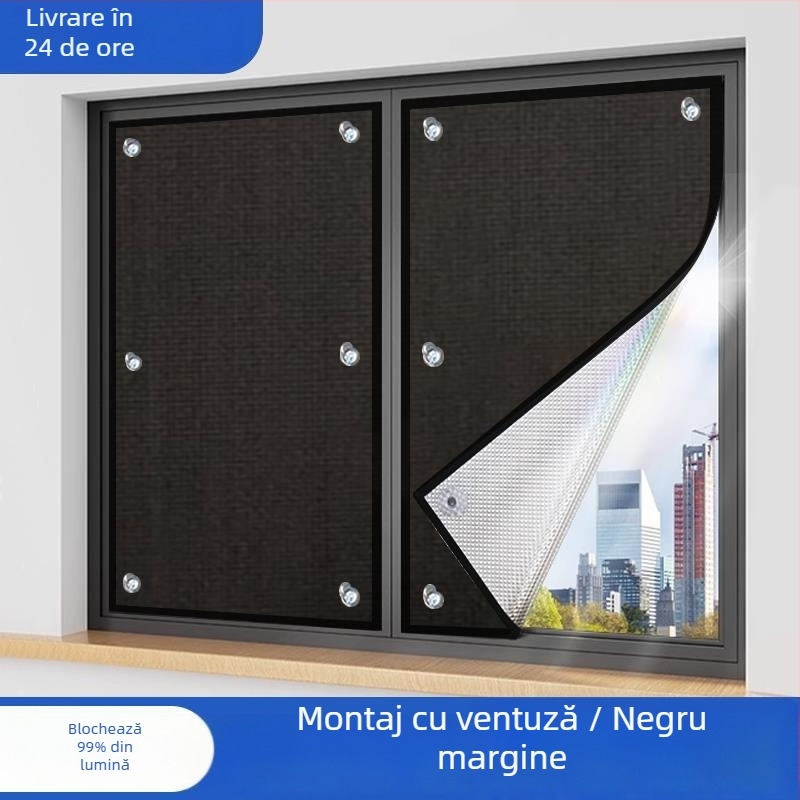 Film autoadeziv pentru ferestre, protecție solară - material: pânză, stil modern minimalist, model solid, sufragerie