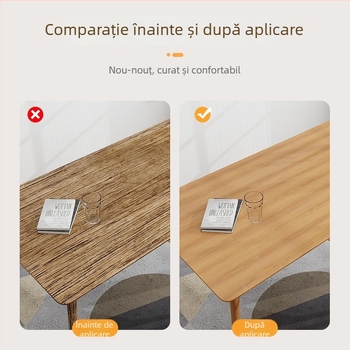 Adeziv autoadeziv cu aspect lemnos pentru renovarea mobilierului – rezistent la apă și umezeală, pentru dulapuri, uși din lemn și mobilier vechi