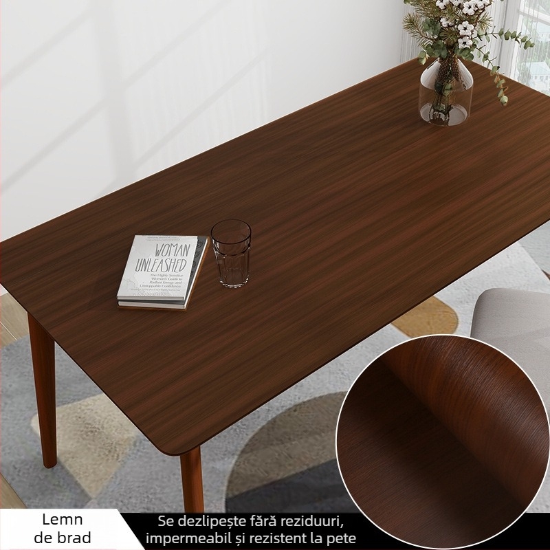 Adeziv autoadeziv cu aspect lemnos pentru renovarea mobilierului – rezistent la apă și umezeală, pentru dulapuri, uși din lemn și mobilier vechi