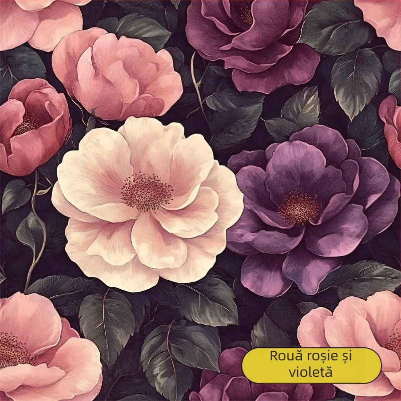 Stickere autocolante PVC pentru mobilier și pereți – tapet floral, acoperire pentru pereți, renovare a dulapurilor și garderobei, calitate premium
