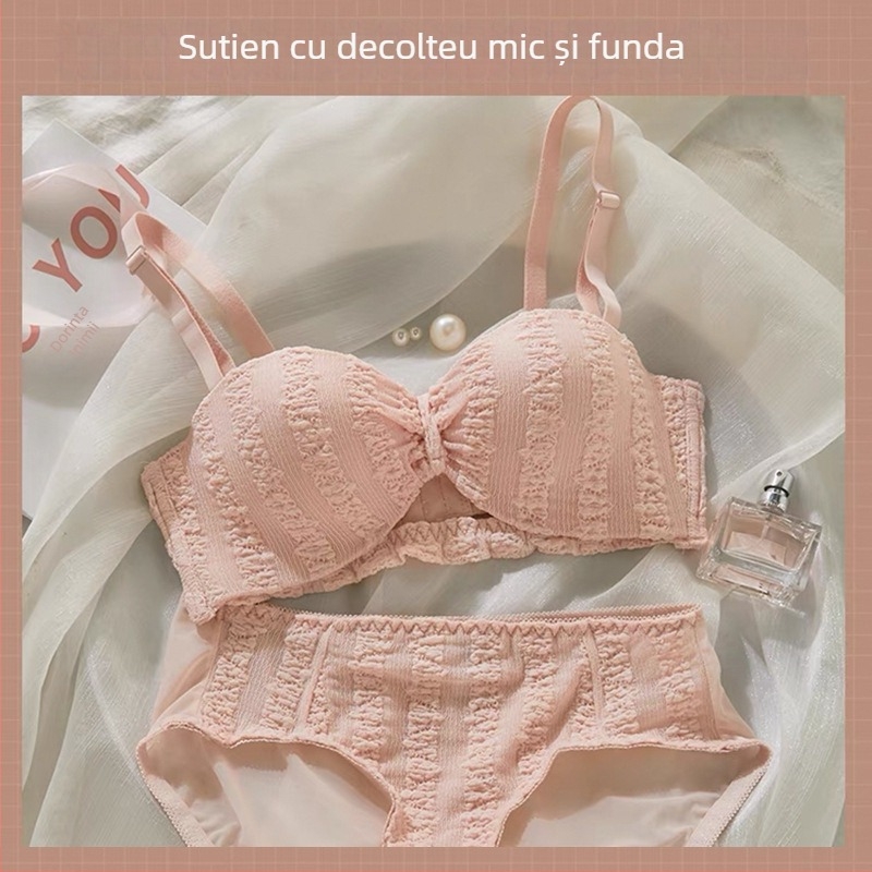 Sutien fără bretele, Push-Up, anti-alunecare, invizibil, din nailon, cu bretele detașabile duble