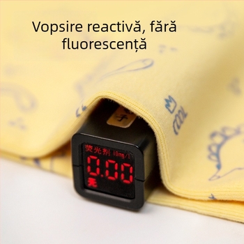 Șal din bumbac pentru copii, imprimeu cu personaje desen animate, dreptunghiular, cald pentru toamnă și iarnă