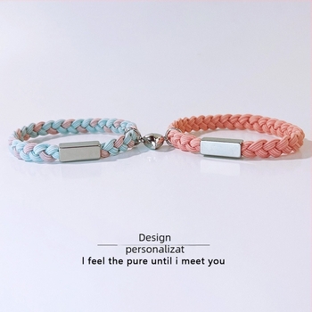 Brățară pentru cuplu din oțel inoxidabil cu gravură – unisex, cadou pentru amintiri de călătorie