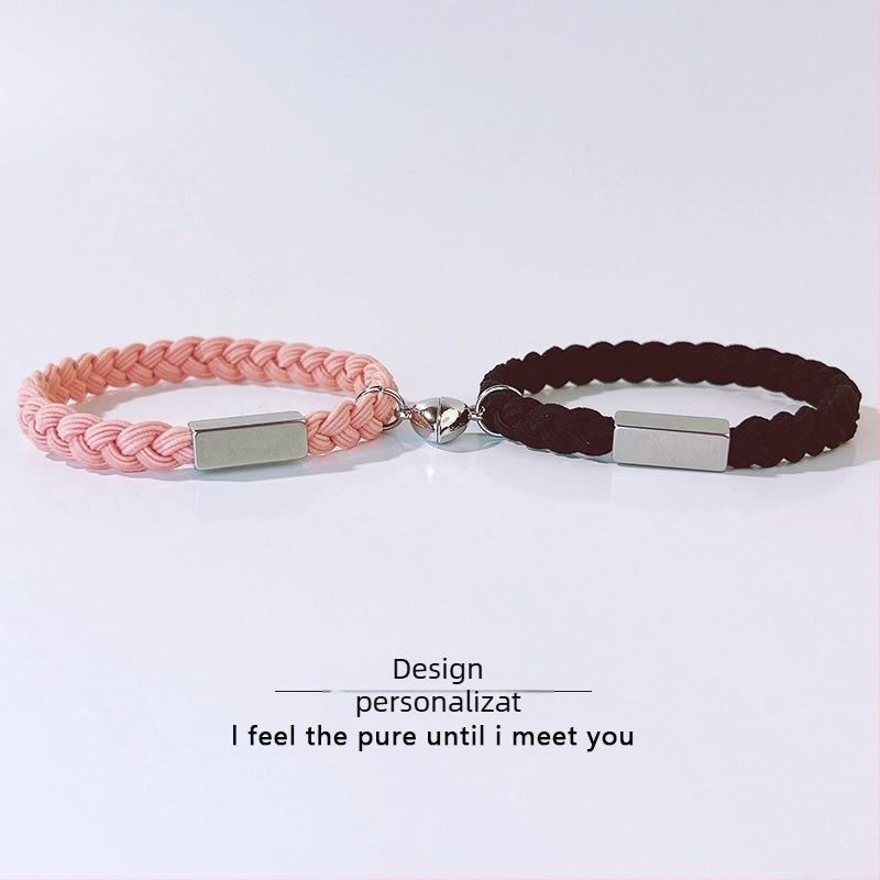 Brățară pentru cuplu din oțel inoxidabil cu gravură – unisex, cadou pentru amintiri de călătorie