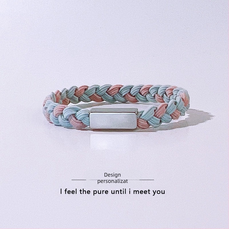 Brățară pentru cuplu din oțel inoxidabil cu gravură – unisex, cadou pentru amintiri de călătorie