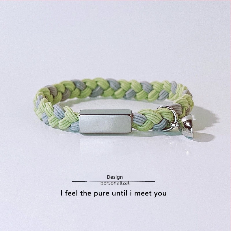 Brățară pentru cuplu din oțel inoxidabil cu gravură – unisex, cadou pentru amintiri de călătorie