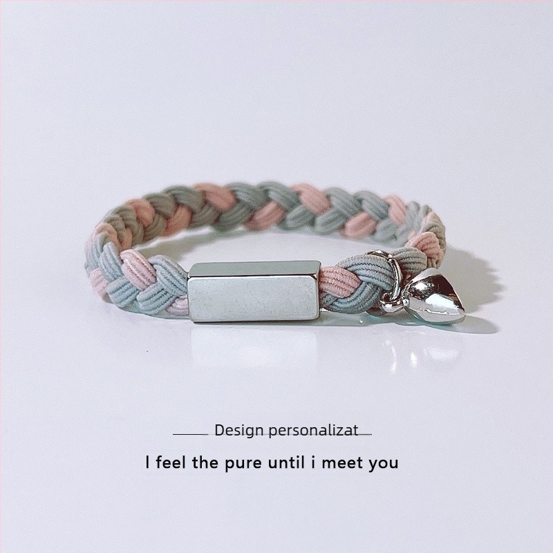 Brățară pentru cuplu din oțel inoxidabil cu gravură – unisex, cadou pentru amintiri de călătorie