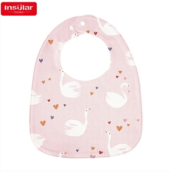 Bavetă impermeabilă pentru bebeluși, în formă U, din bumbac, pentru 0–3 ani