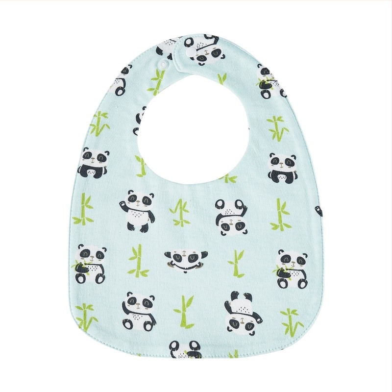 Bavetă impermeabilă pentru bebeluși, în formă U, din bumbac, pentru 0–3 ani