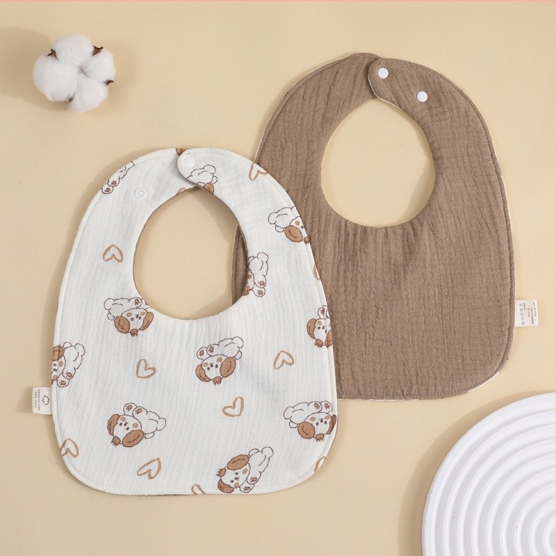 Șal triunghiular pentru bebeluți, 95% bumbac, imprimeu, absorbant, pentru nou-născuți până la 12 luni, Primăvara 2025