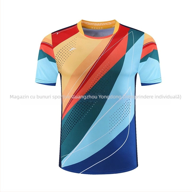 Set de echipament pentru tenis de masă, unisex, poliester cu uscare rapidă și respirabil, pentru toate anotimpurile, pentru adulți și copii, imprimare personalizată disponibilă