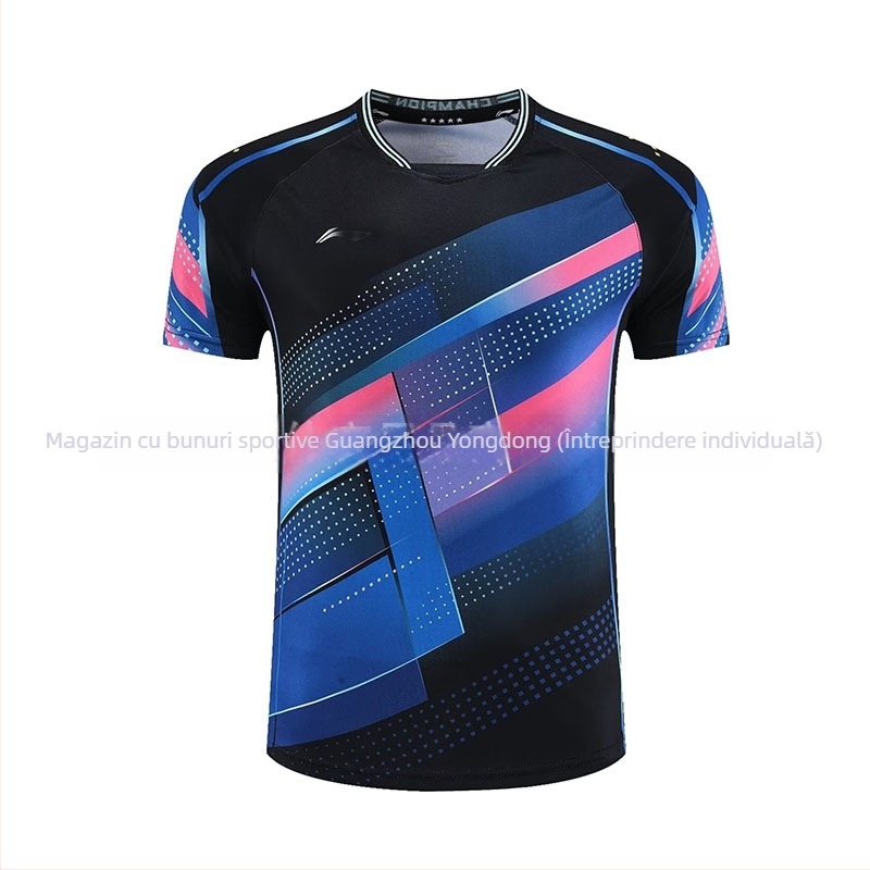 Set de echipament pentru tenis de masă, unisex, poliester cu uscare rapidă și respirabil, pentru toate anotimpurile, pentru adulți și copii, imprimare personalizată disponibilă