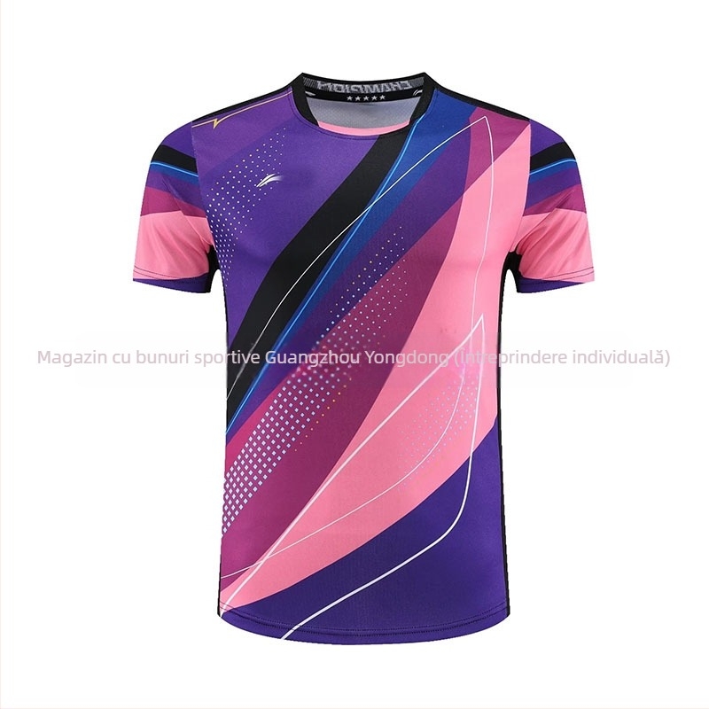 Set de echipament pentru tenis de masă, unisex, poliester cu uscare rapidă și respirabil, pentru toate anotimpurile, pentru adulți și copii, imprimare personalizată disponibilă