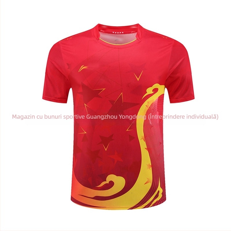 Set de echipament pentru tenis de masă, unisex, poliester cu uscare rapidă și respirabil, pentru toate anotimpurile, pentru adulți și copii, imprimare personalizată disponibilă