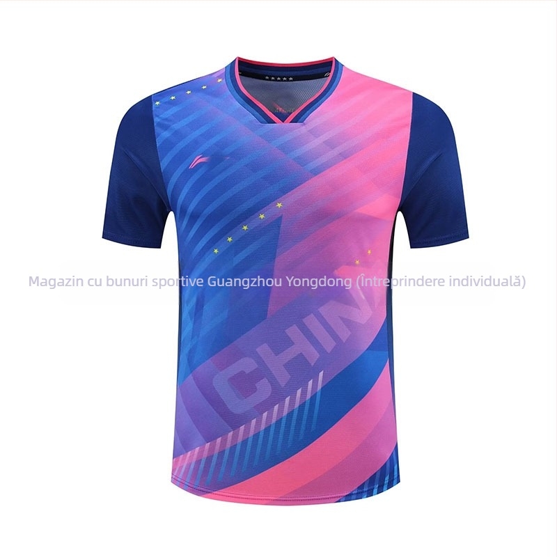 Set de echipament pentru tenis de masă, unisex, poliester cu uscare rapidă și respirabil, pentru toate anotimpurile, pentru adulți și copii, imprimare personalizată disponibilă