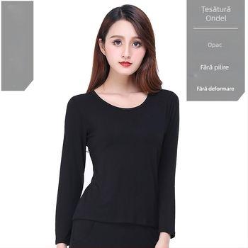 Costum modern de dans: top cu decolteu în V, mânecă scurtă, din amestec bumbac, căptușeală modal 90%, potrivit pentru dansuri latino și standard național