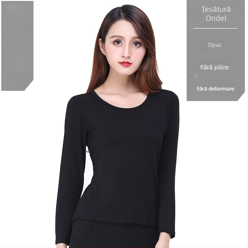 Costum modern de dans: top cu decolteu în V, mânecă scurtă, din amestec bumbac, căptușeală modal 90%, potrivit pentru dansuri latino și standard național