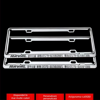 Ramă pentru plăcuța de înmatriculare din aliaj de aluminiu cu logo personalizat (Model: 4S; Material: aliaj de aluminiu, aliaj de magneziu, oțel inoxidabil; Modele compatibile: mașină mică; Număr accesoriu: 001; Brand: Bodi)