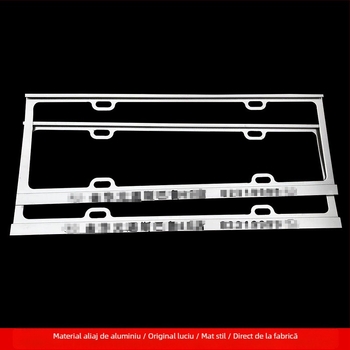Ramă pentru plăcuța de înmatriculare din aliaj de aluminiu cu logo personalizat (Model: 4S; Material: aliaj de aluminiu, aliaj de magneziu, oțel inoxidabil; Modele compatibile: mașină mică; Număr accesoriu: 001; Brand: Bodi)