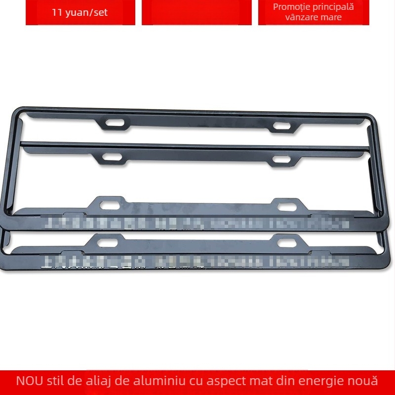 Ramă pentru plăcuța de înmatriculare din aliaj de aluminiu cu logo personalizat (Model: 4S; Material: aliaj de aluminiu, aliaj de magneziu, oțel inoxidabil; Modele compatibile: mașină mică; Număr accesoriu: 001; Brand: Bodi)