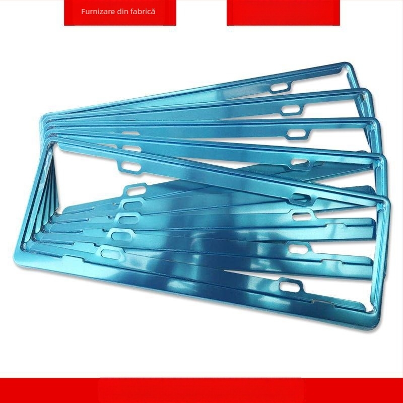 Ramă pentru plăcuța de înmatriculare din aliaj de aluminiu cu logo personalizat (Model: 4S; Material: aliaj de aluminiu, aliaj de magneziu, oțel inoxidabil; Modele compatibile: mașină mică; Număr accesoriu: 001; Brand: Bodi)