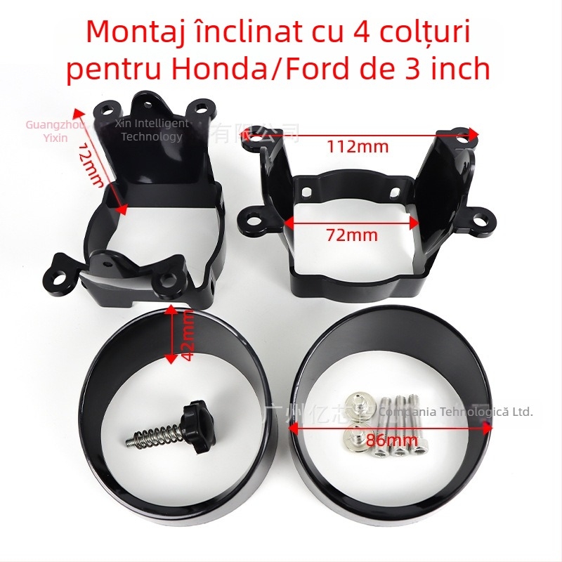 Faruri LED de ceață, 55W, 12-32V, 8000 lm, compatibile cu Honda, Toyota, Nissan, Ford, BMW, Audi